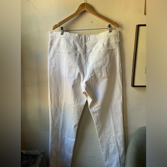 Madewell Perfect Vintage Jean in Tile White Size 33 Tall Excellent Condition - Picture 10 of 15